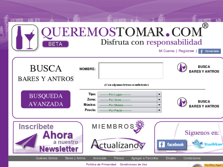 www.queremostomar.com