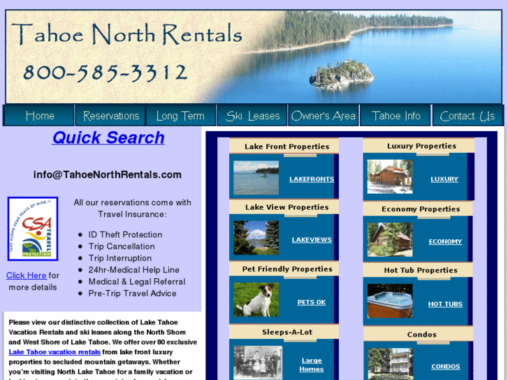 www.tahoenorthrentals.com