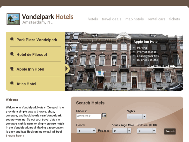 www.vondelparkhotels.com