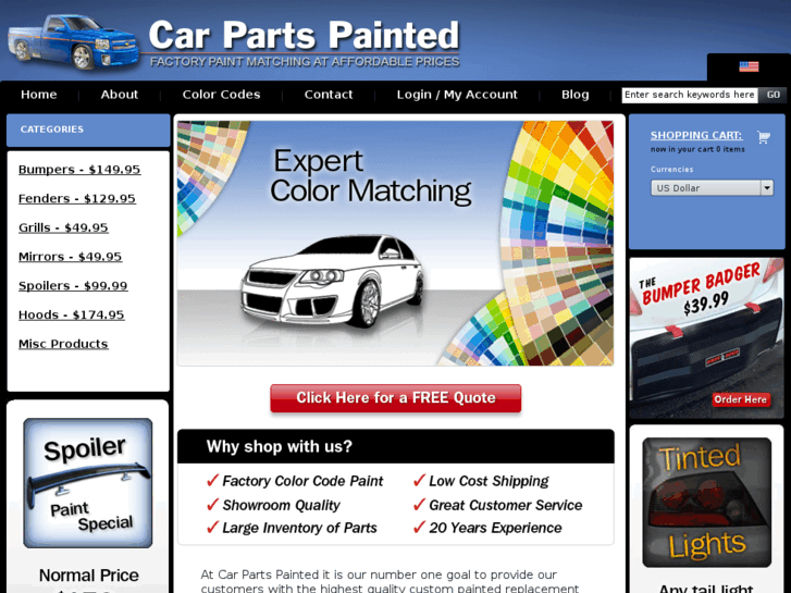 www.carpartspainted.com