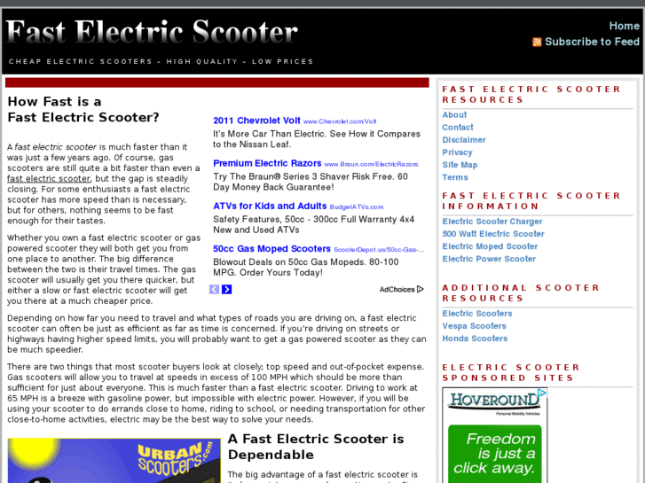 www.fast-electric-scooter.com