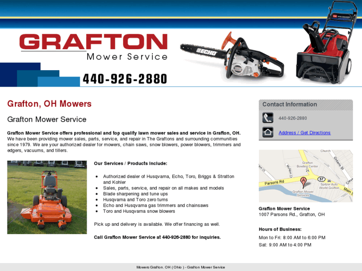 www.graftonmowerservice.com