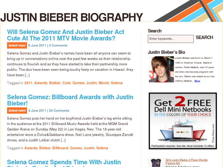 www.justinbieberbiography.com