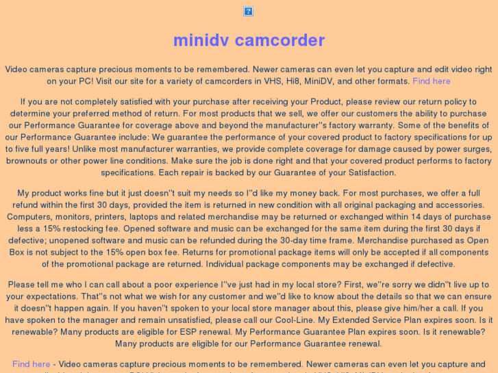 www.minidv-camcorder.com