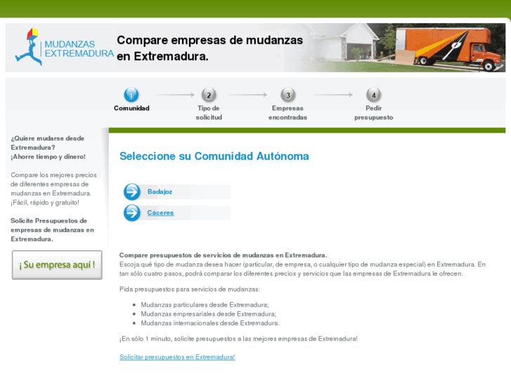 www.mudanzas-extremadura.es