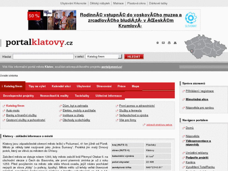 www.portalklatovy.cz