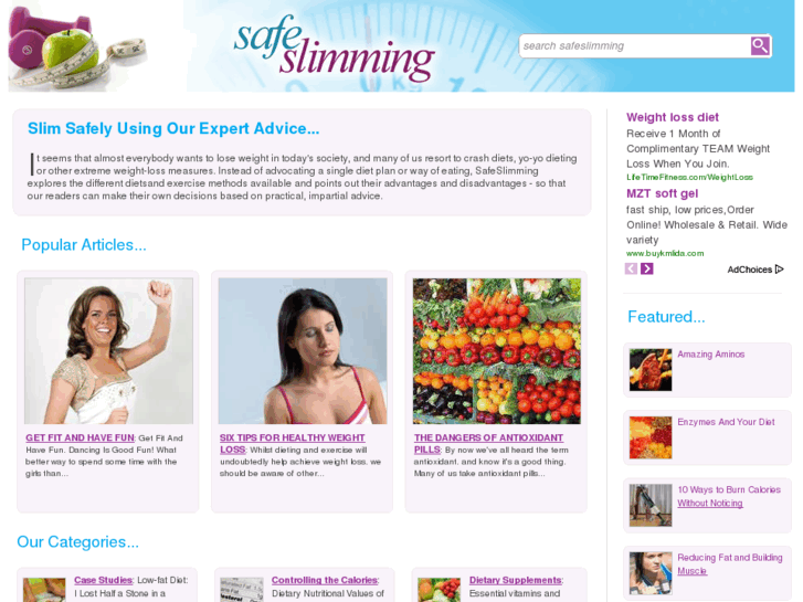 www.safeslimming.co.uk