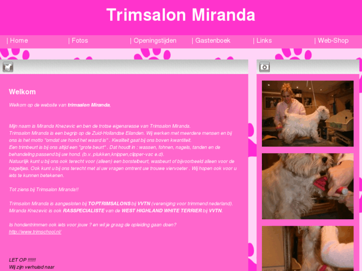 www.trimsalonmiranda.nl