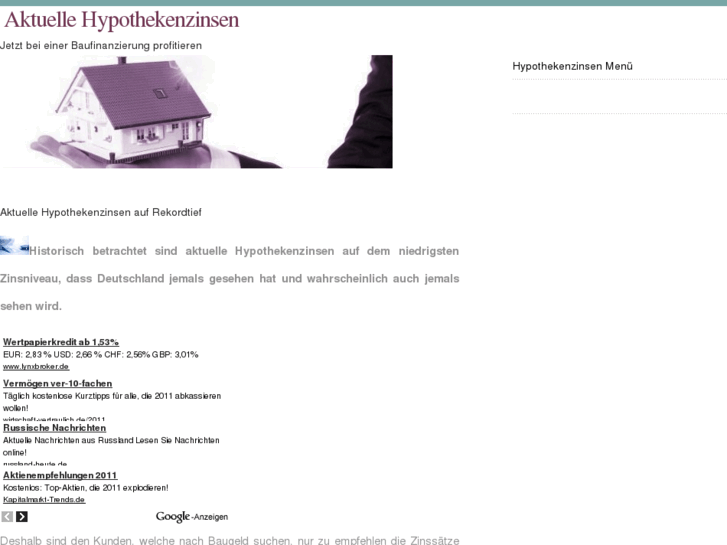 www.aktuelle-hypothekenzinsen.com