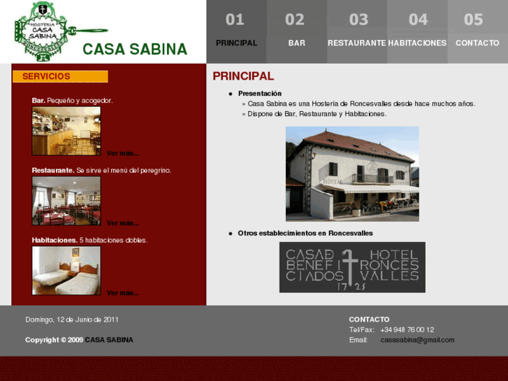 www.casasabina.es