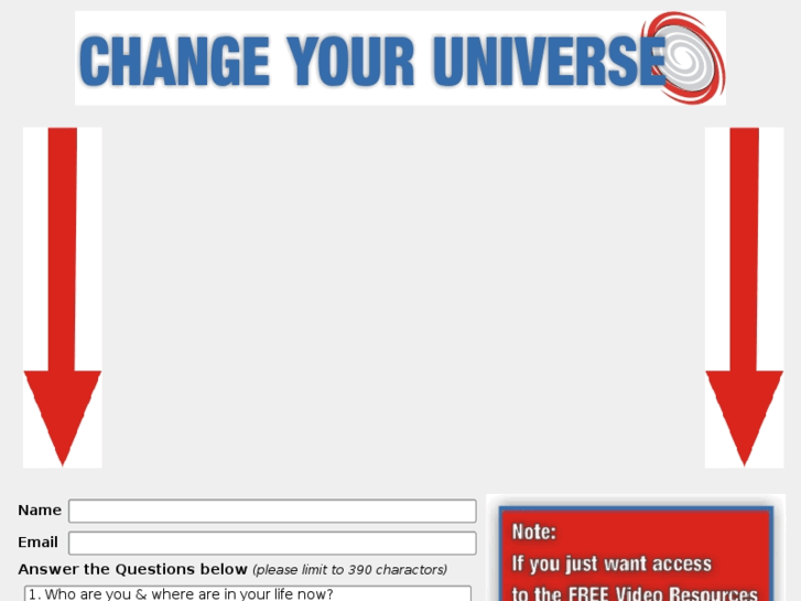 www.changeyouruniverse.com