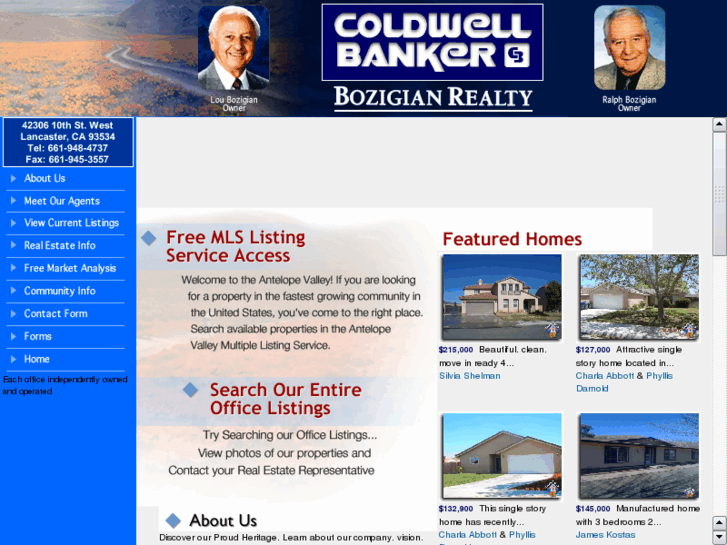 www.coldwellbankerbozigian.com