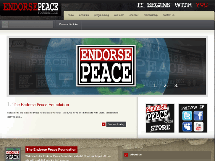 www.endorsepeace.org