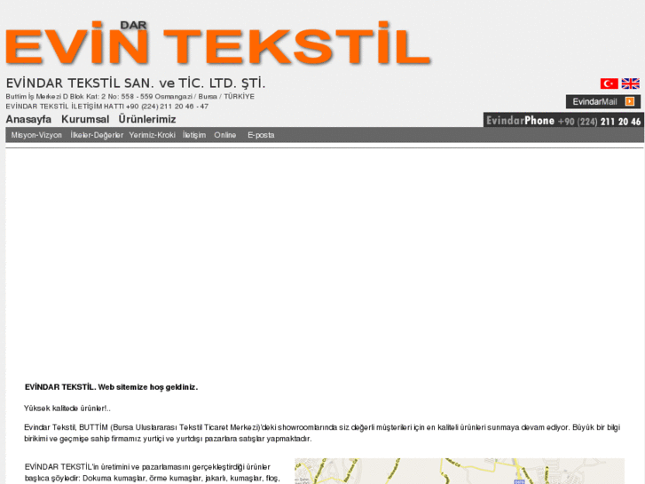 www.evindartekstil.com