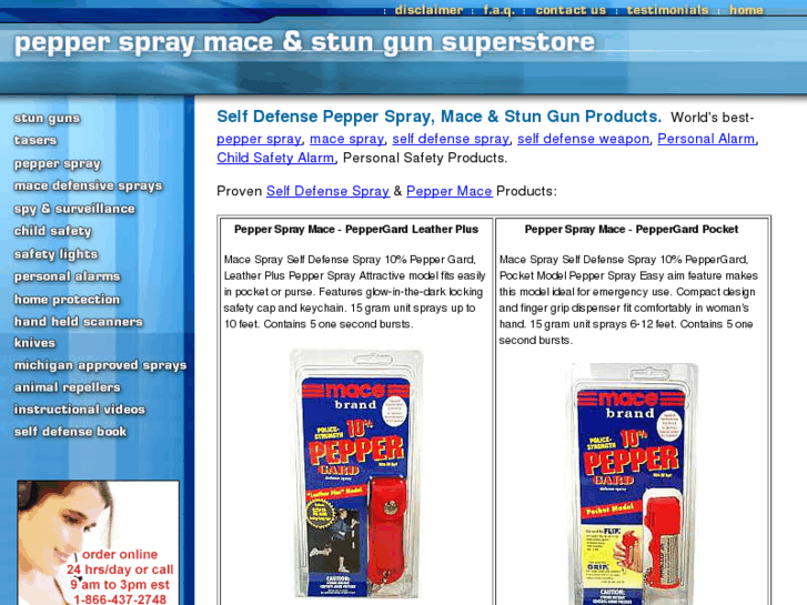 www.pepperspraymace.com