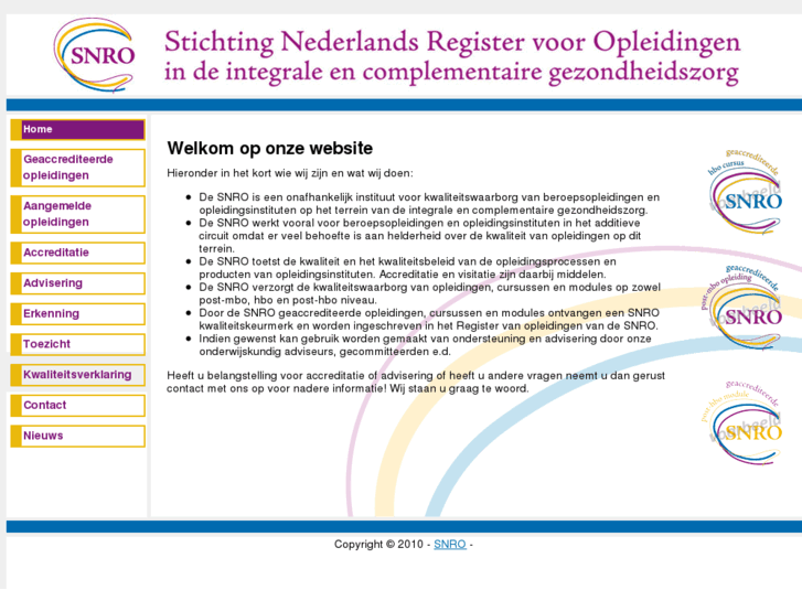 www.snro-instituut.nl