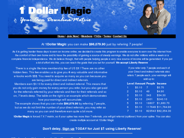 www.1dollarmagic.org