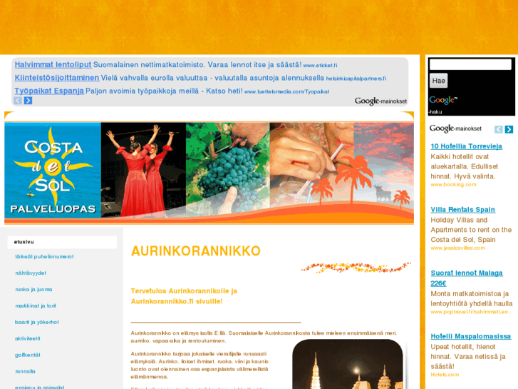 www.aurinkorannikko.org