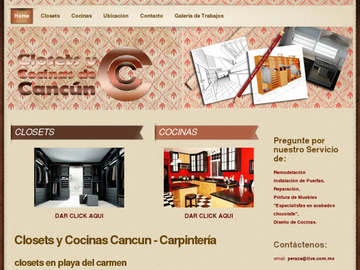 www.closetsycocinascancun.com