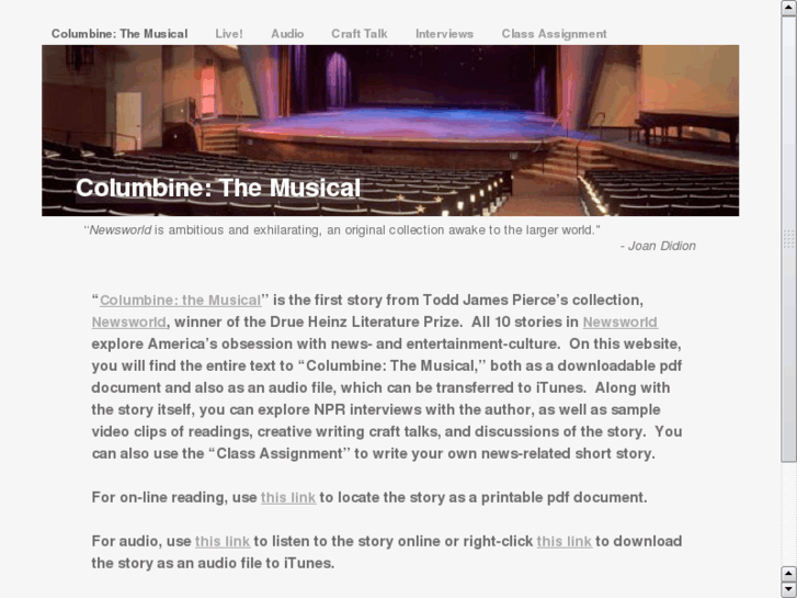 www.columbine-the-musical.com