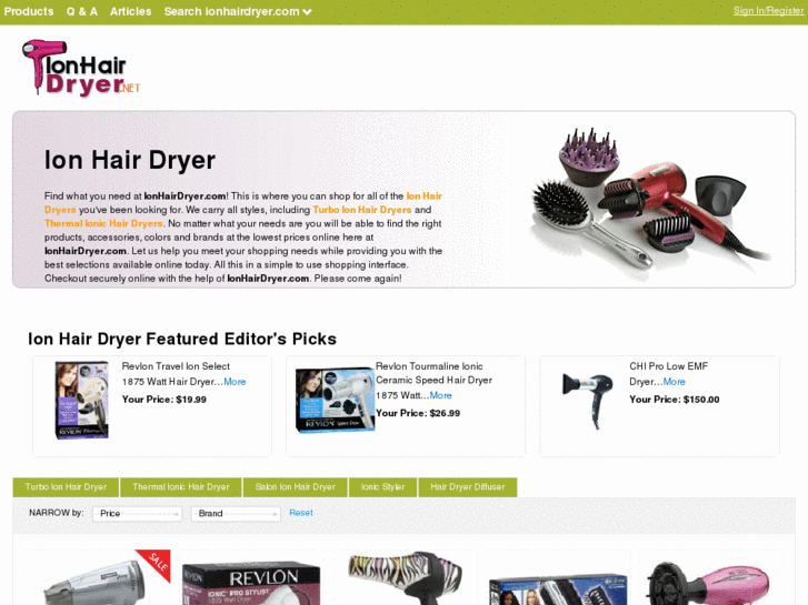 www.ionhairdryer.com