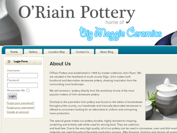 www.oriainpottery.com