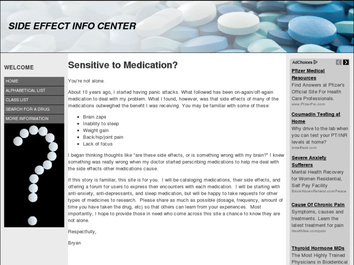 www.sideeffectinfocenter.com