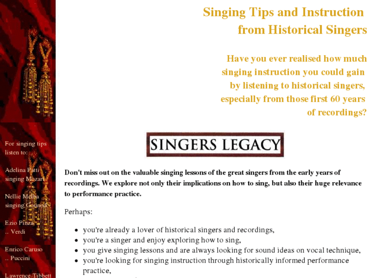 www.singerslegacy.com