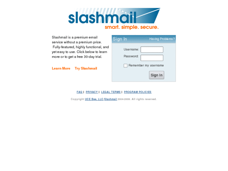 www.slashmail.net