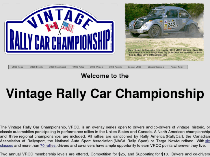 www.vintagerallycarchampionship.org