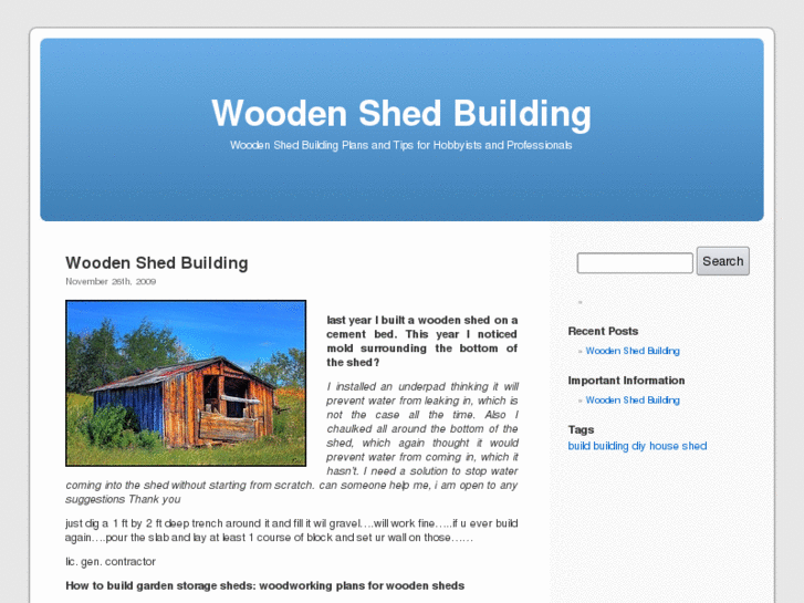 www.woodenshedbuildingplans.com