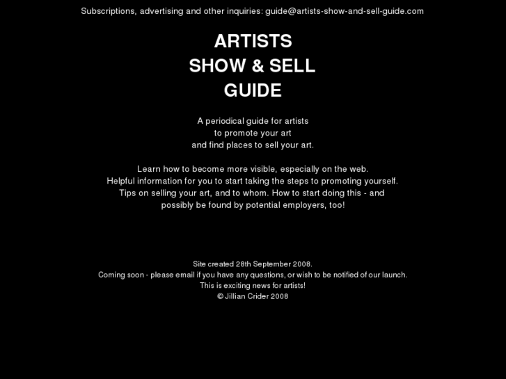 www.artists-show-and-sell-guide.com