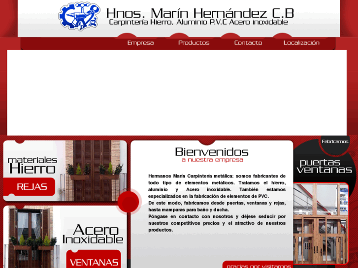 www.hermanosmarincarpinteriametalica.com