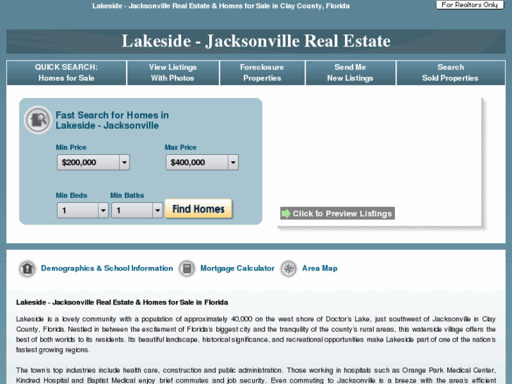 www.lakesideflrealestate.com