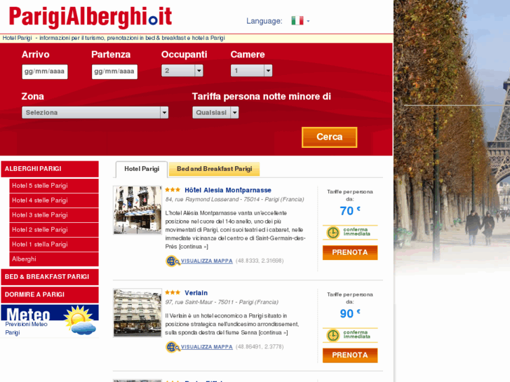 www.parigialberghi.it