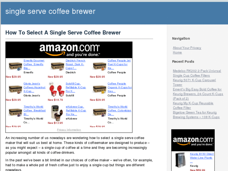 www.single-cup-coffee-brewer.com