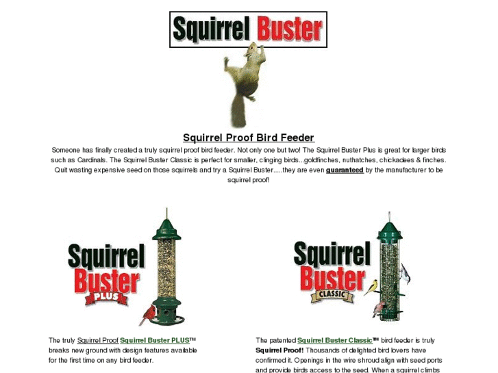 www.squirrelproofbirdfeeder.biz