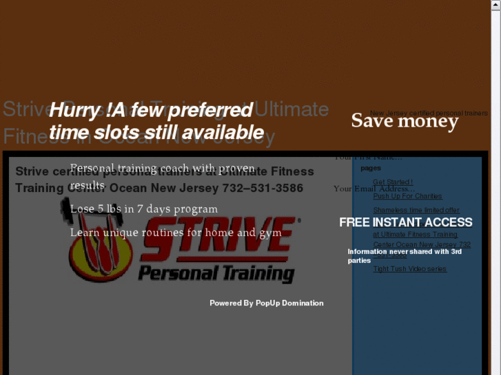 www.strivepersonaltrainingnj.com