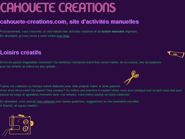 www.cahouete-creations.com