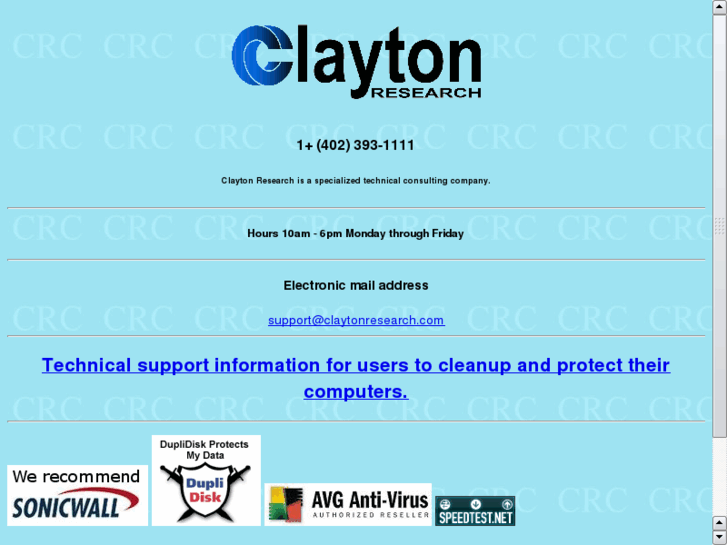 www.claytonresearch.com