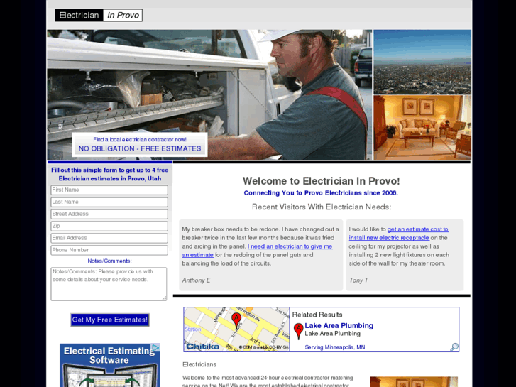 www.electricianinprovo.net