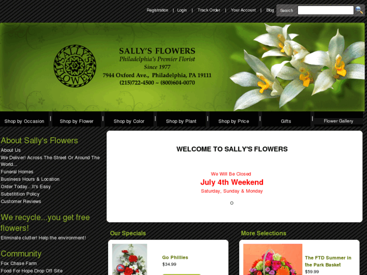 www.sallysflowers.com