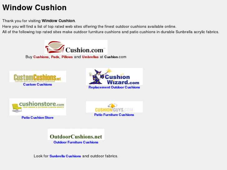www.windowcushion.com