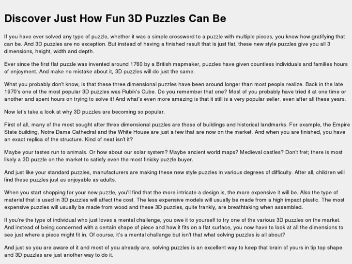 www.3dpuzzles.net