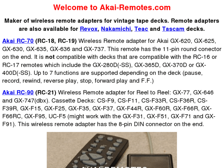 www.akai-remotes.com