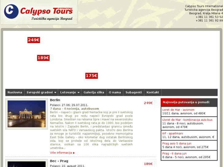 www.calypsotours.info