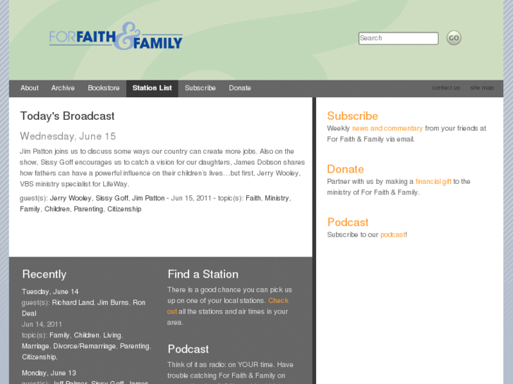 www.faithandfamilyradio.com