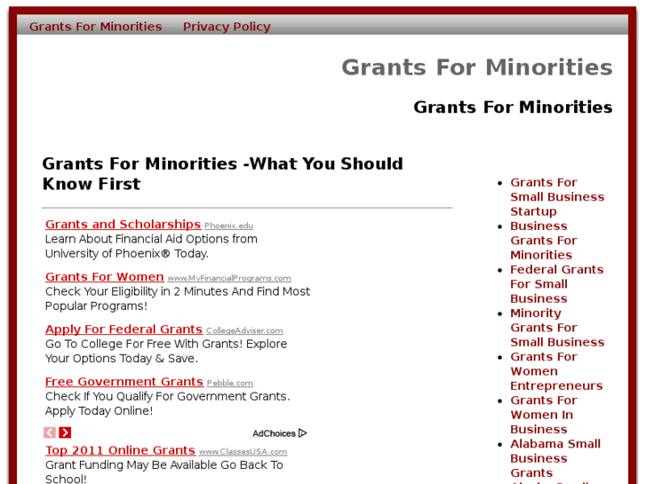 www.grants-for-minorities-help.com