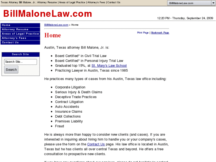 www.billmalonelaw.com