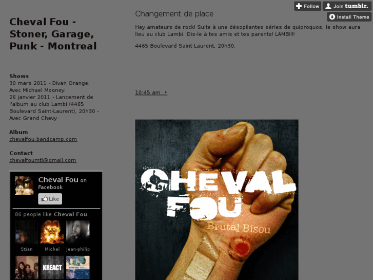 www.chevalfou.com